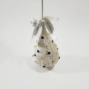 Vintage Waterford Holiday Heirloom Festival Tree White & Blue Ornament 115989